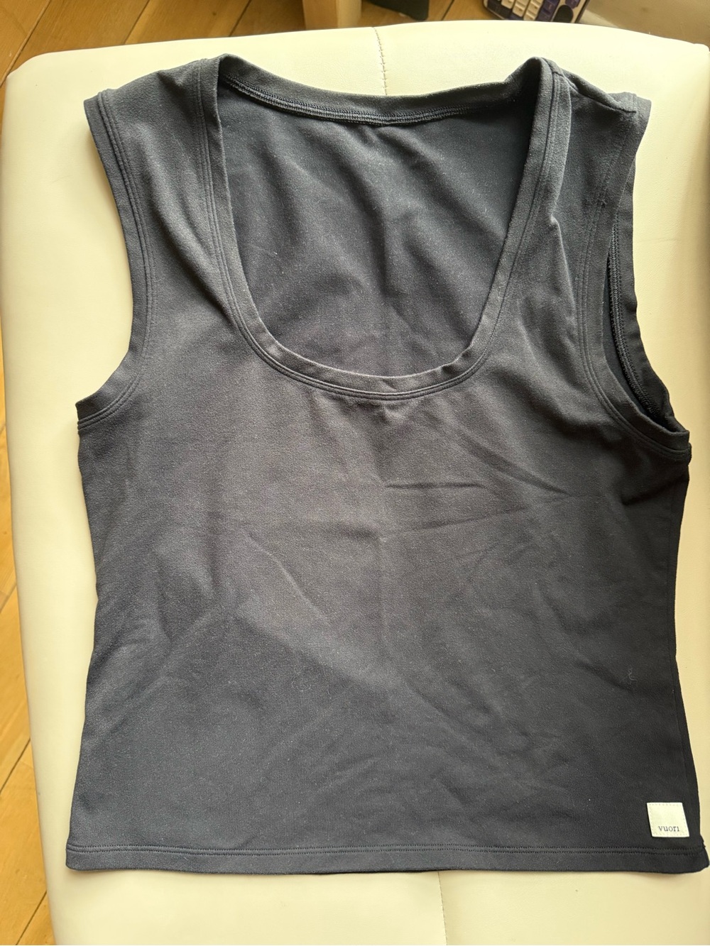 Vuori Women's Black Scoop Tank Top